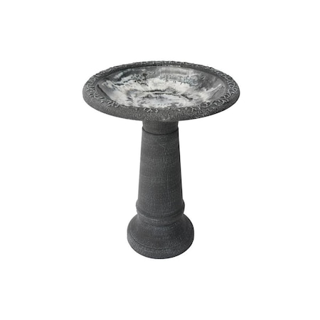 Algreen 20 x 25 in. Birdbath, Gray 41250